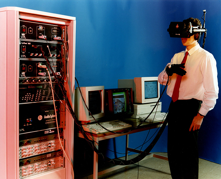 VPL VR System Built by Roy Kalawsky whilst at BAE Systems - Late 1§980s